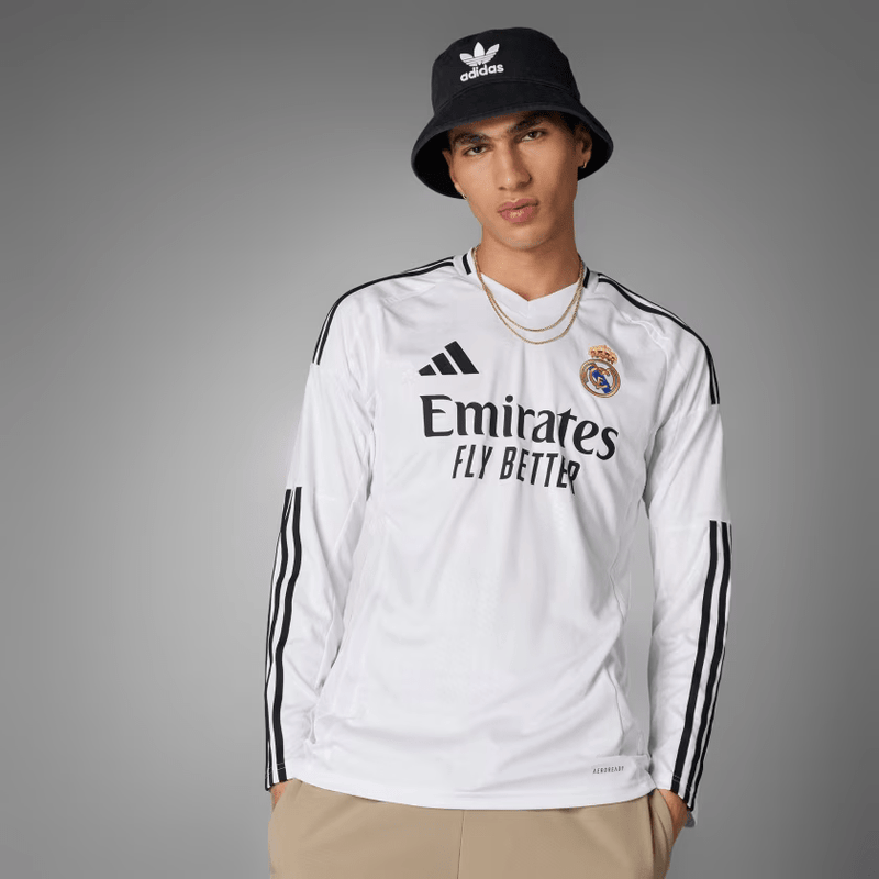 Camisa Real Madrid Manga Longa I 2024/25