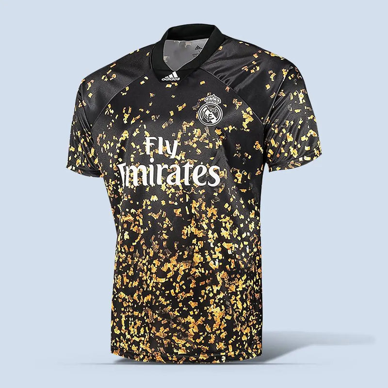 Camisa Real Madrid EA Sports - Confetes Dourados