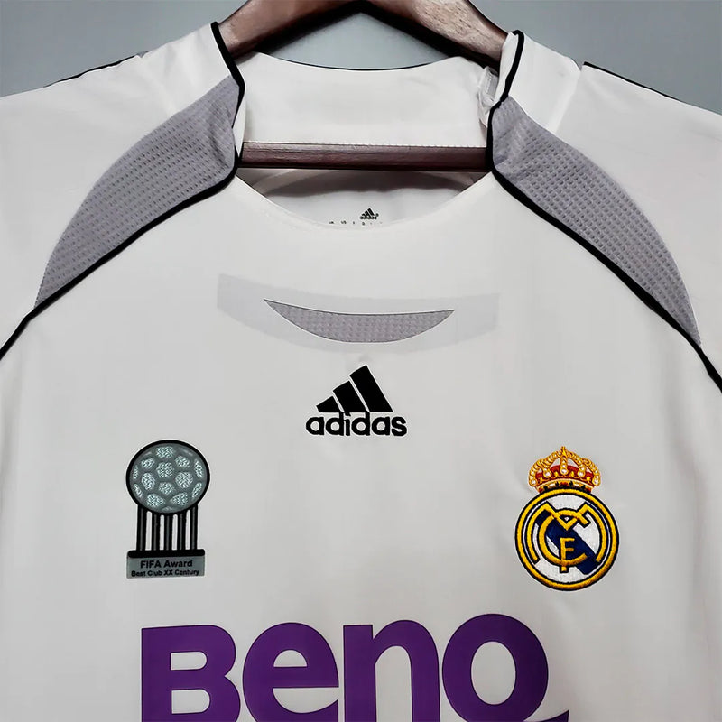 Camisa Real Madrid Home 2006/07 + PERSONALIZAÇÃO GRÁTIS
