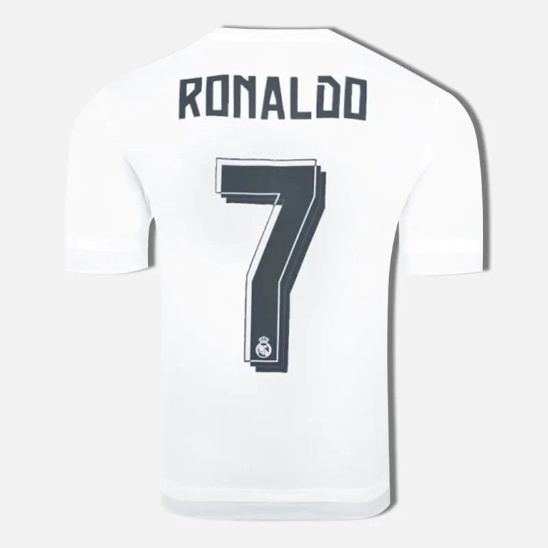Camisa Real Madrid Home 2015/16 + PERSONALIZAÇÃO GRÁTIS