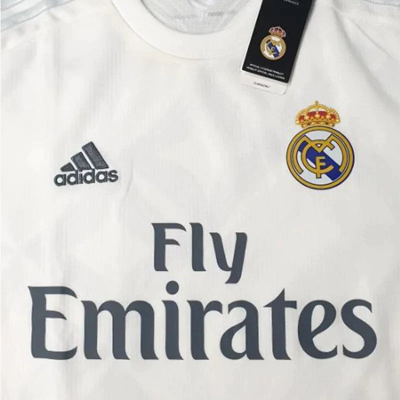 Camisa Real Madrid Home 2015/16 + PERSONALIZAÇÃO GRÁTIS