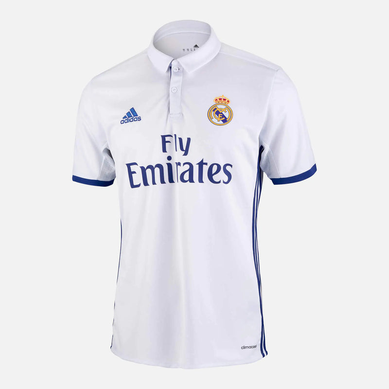 Camisa Real Madrid Home 2016/17 + PERSONALIZAÇÃO GRÁTIS